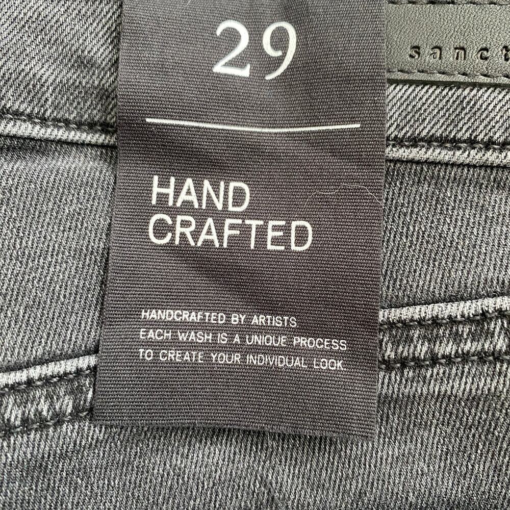 Sanctuary Connector Kick Crop Black Size 29 - NWOT - Picture 7 of 9